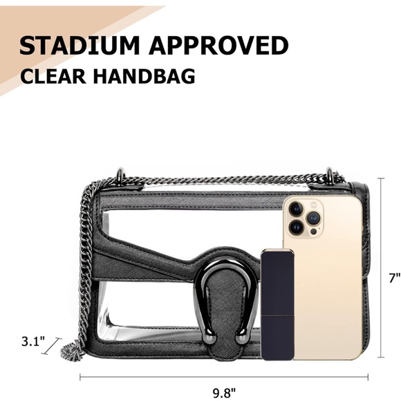 LUXURY Stadium Clear Bag - Picture 4 of 7